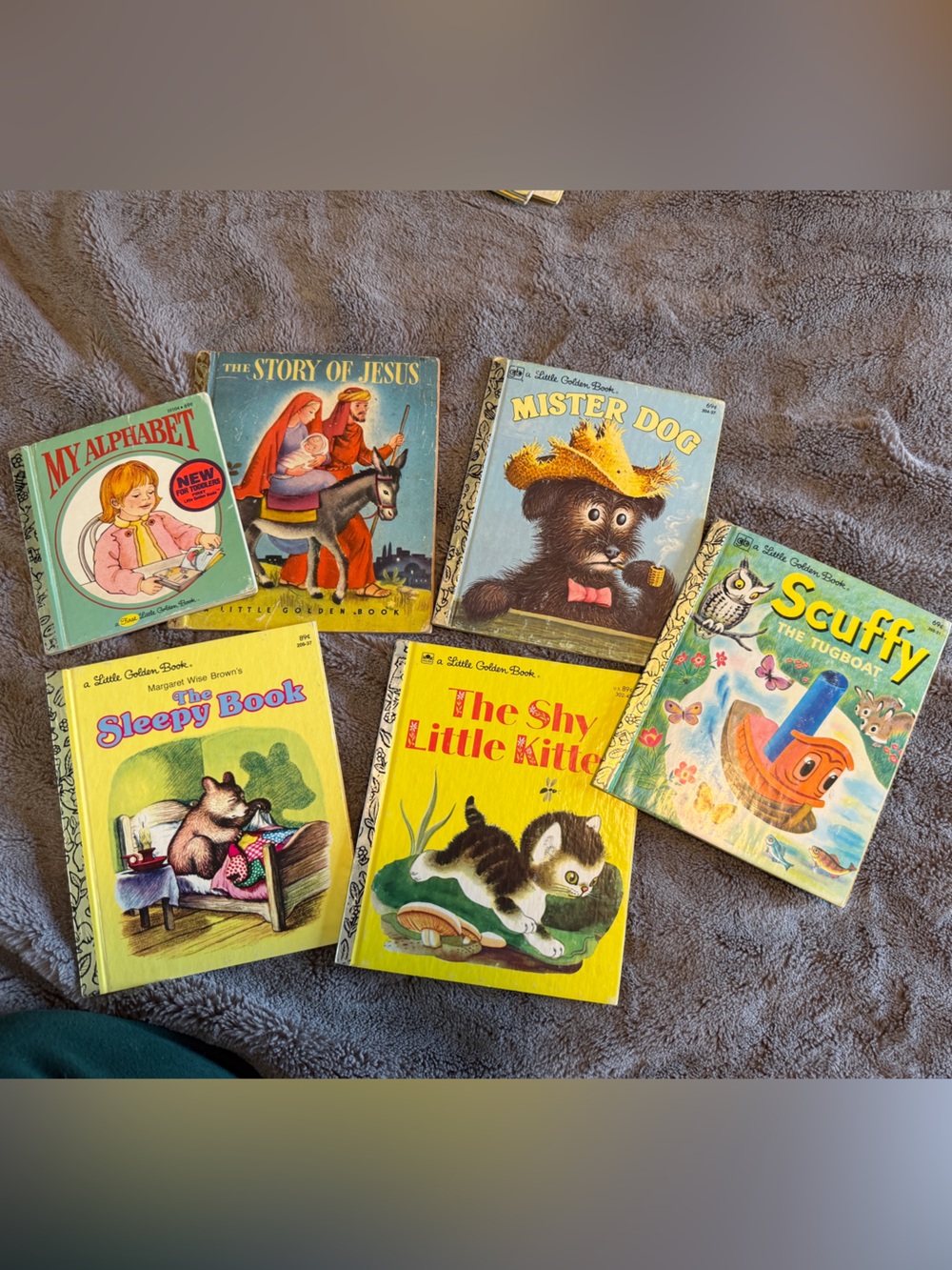 Little Golden books lot 6 vintage